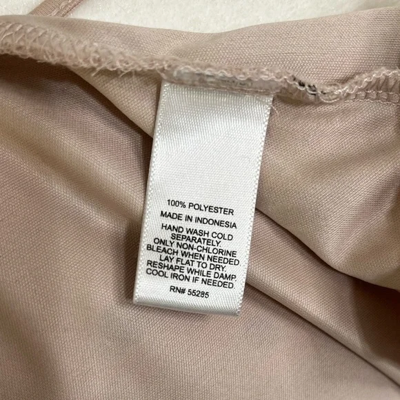 Express Fully Lined, Blush & Black Polka Dot Tank - Picture 7 of 7